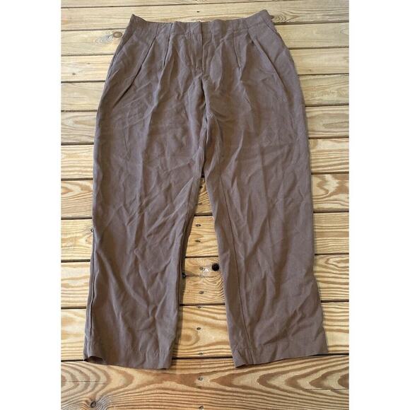 Chico’s Women’s Brown Pleated Pants Size 0.5/Small - Picture 1 of 9
